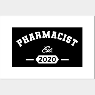 Pharmacist Est. 2020 Posters and Art